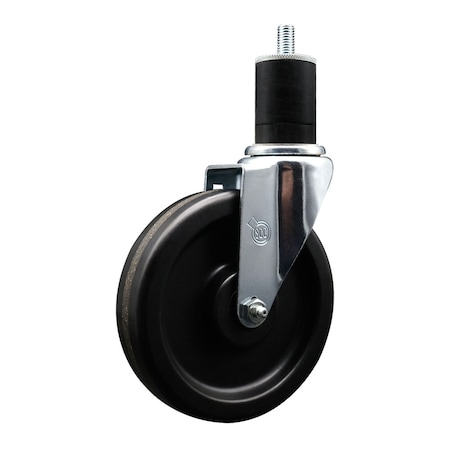 Service Caster 6'' Phenolic Wheel Swivel 1-3/4'' Expanding Stem Caster SCC-EX20S615-PHS-134